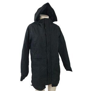 BLACK YAK ~ MENS MEDIUM ~ BLACK DOWN PUFFER DUSTER PARKA COAT JACKET